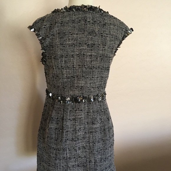 Little tweed dress with pauna glass shells 0P - Picture 4 of 8
